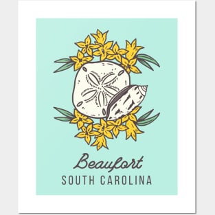 Beaufort South Carolina SC Tourist Souvenir Posters and Art